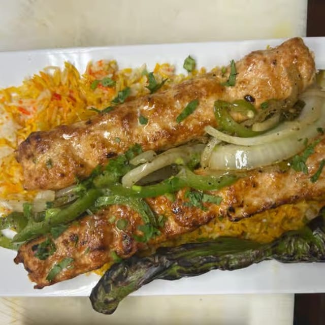 Chicken Adana Kebab.