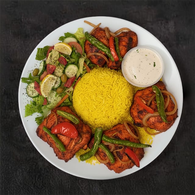 Large Tandoori Chicken Platter.