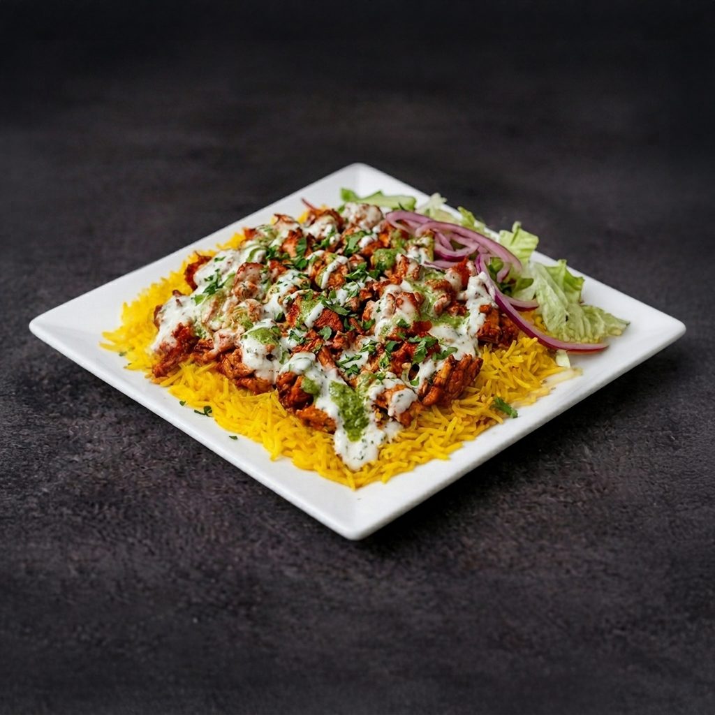Chicken Over Rice.