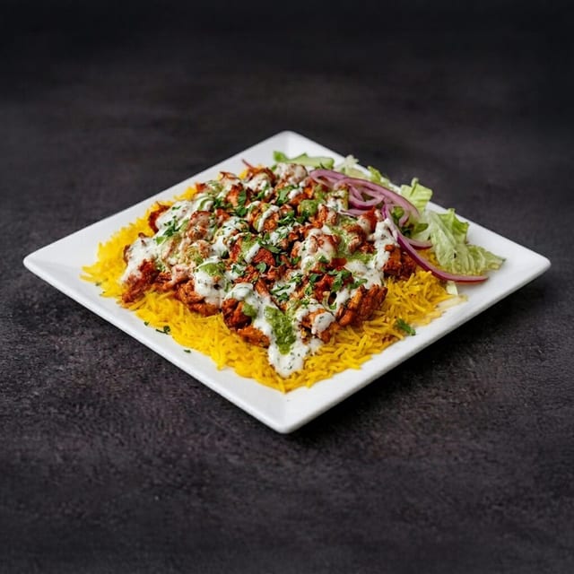 Chicken Over Rice.
