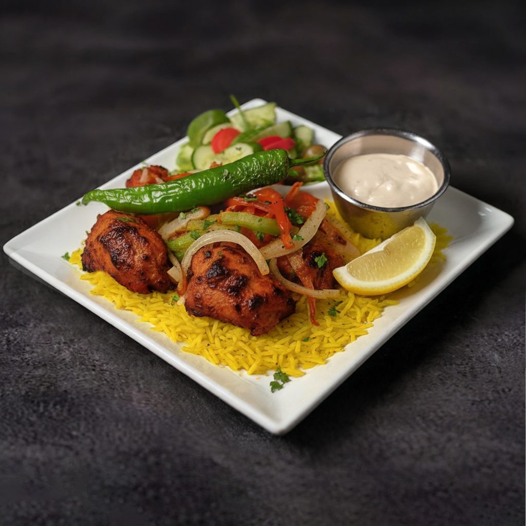 Chicken Tandoori Platter (1person).